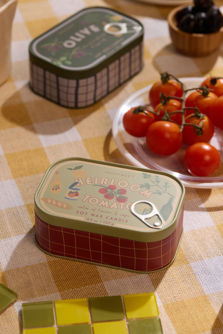 BISTRO TIN TOMATO CANDLE