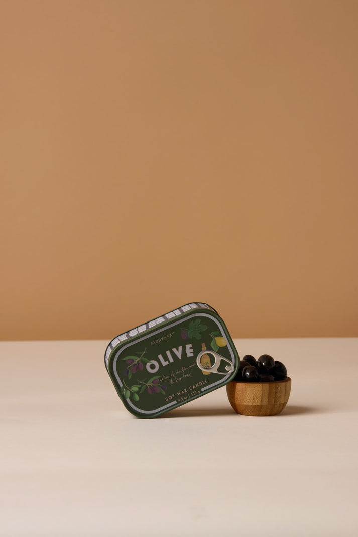 BISTRO TIN CANDLE FIG &amp; OLIVE
