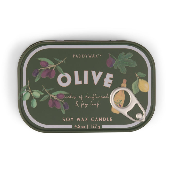 BISTRO TIN CANDLE FIG &amp; OLIVE