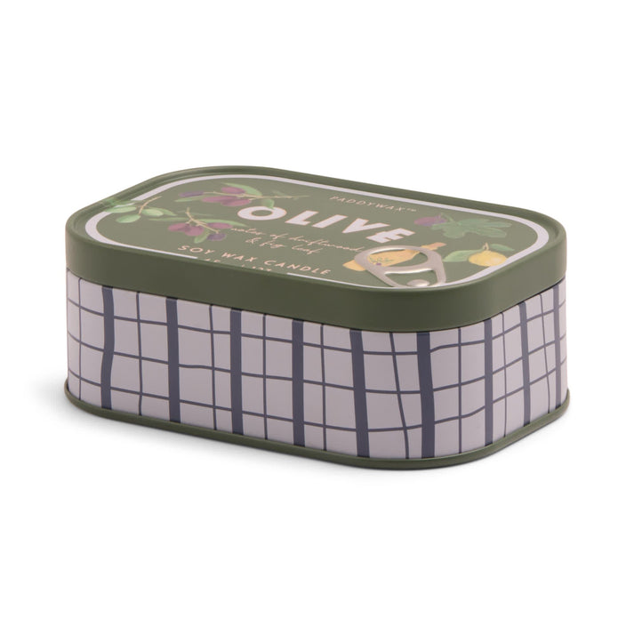 BISTRO TIN CANDLE FIG &amp; OLIVE