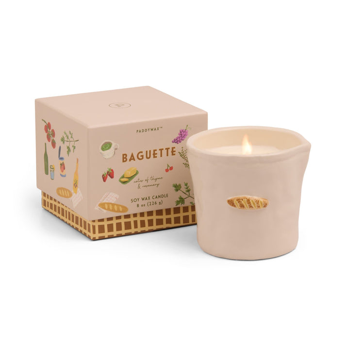 BISTRO CERAMIC CANDLE ROSEMARY THYME