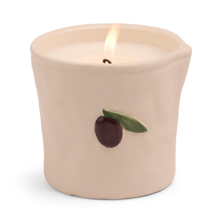 BISTRO OLIVE CERAMIC CANDLE