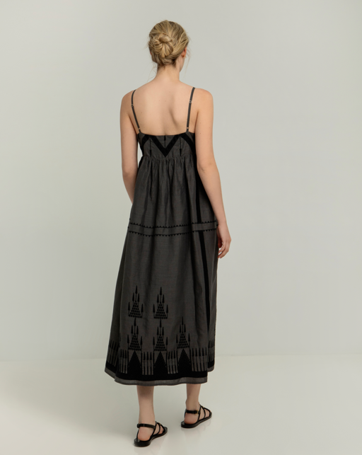 BABYDOLL STRAPPY MAXI DRESS
