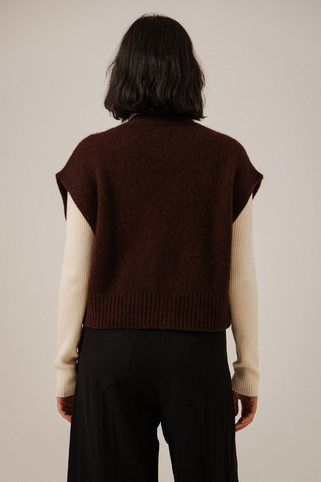 ALPACA BUTTON DOWN VEST