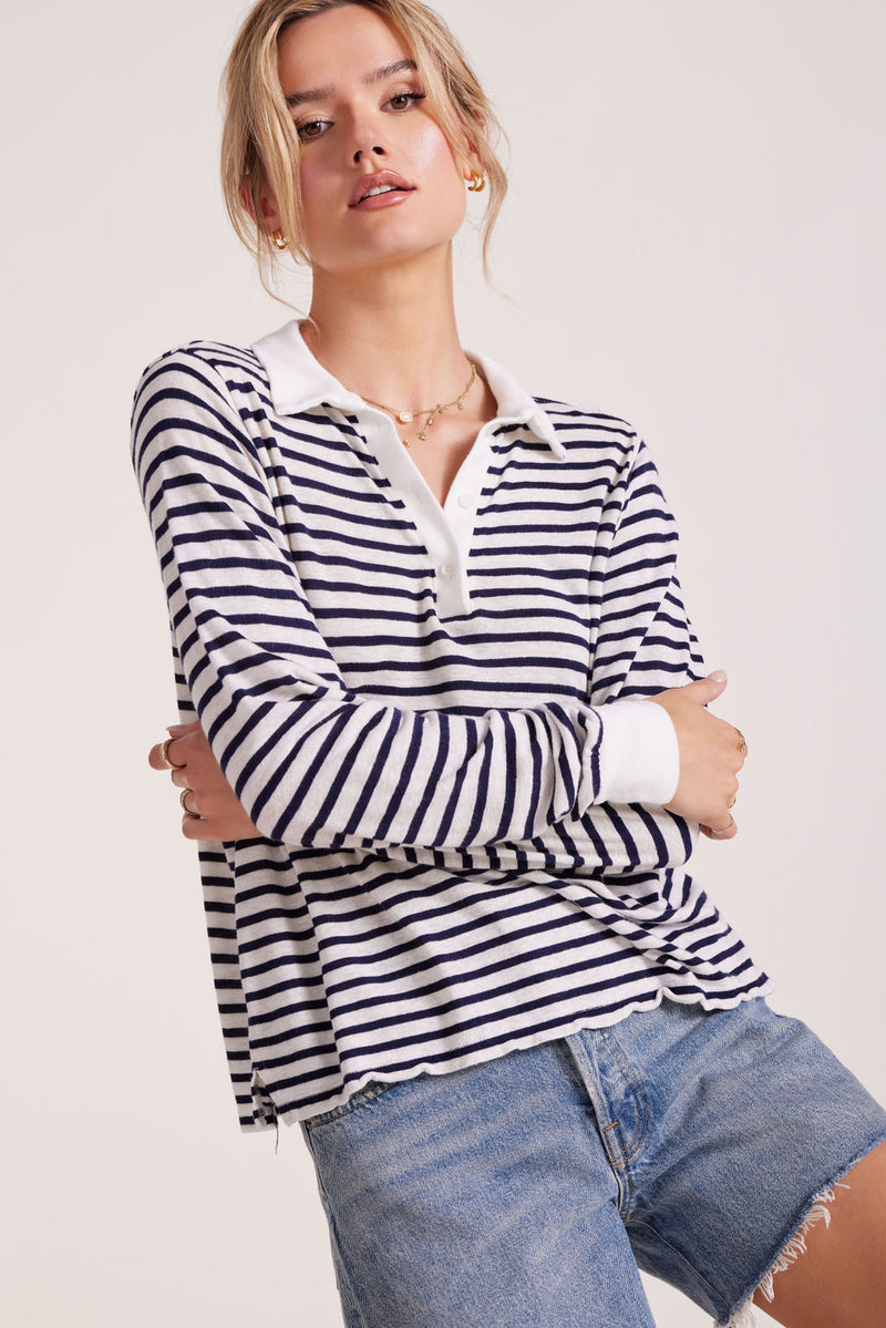 LS POLO TEE