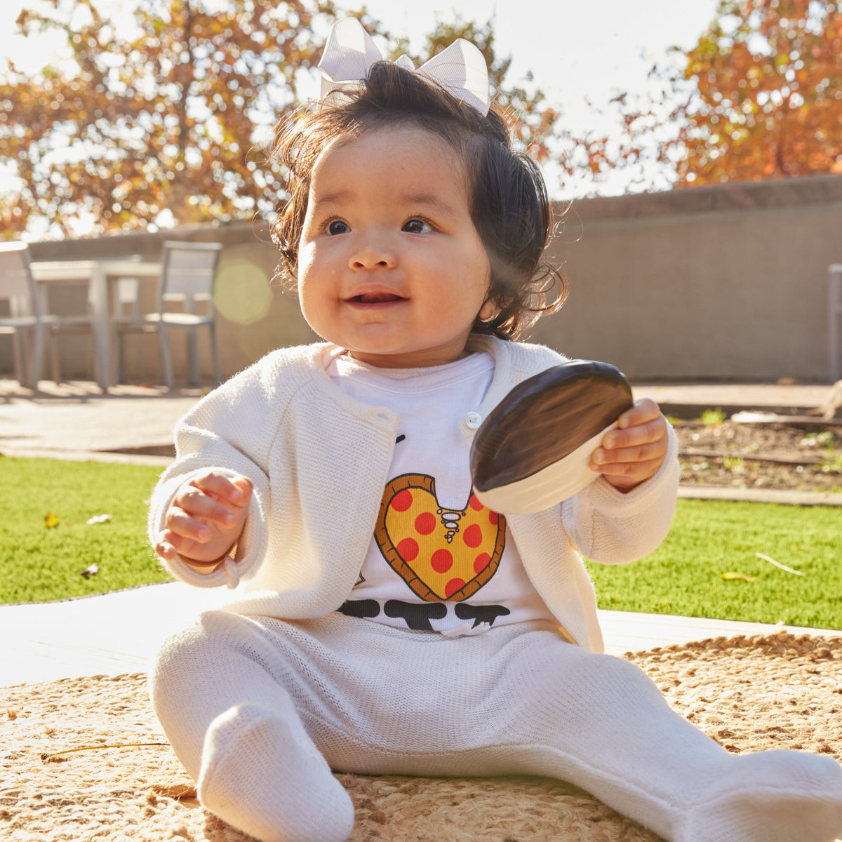 BUBBIES BLACK/WHITE COOKIE TEETHER