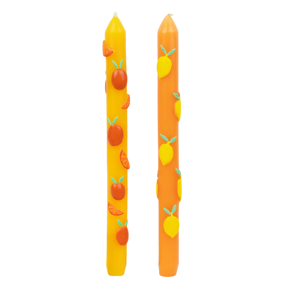 LEMON & ORANGE DINNER CANDLES