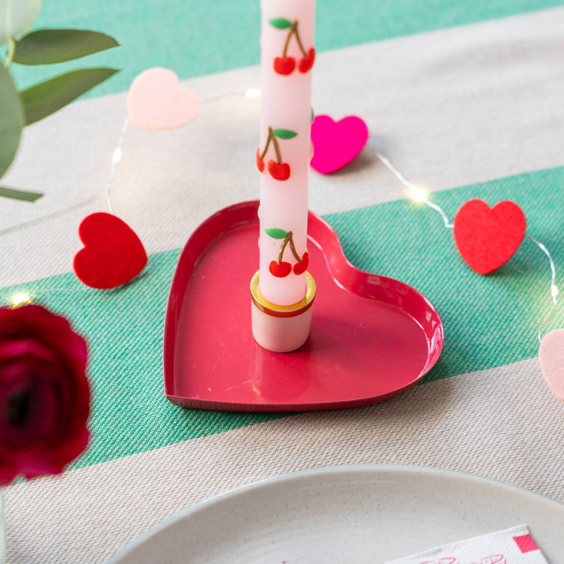 CHERRY DINNER CANDLES