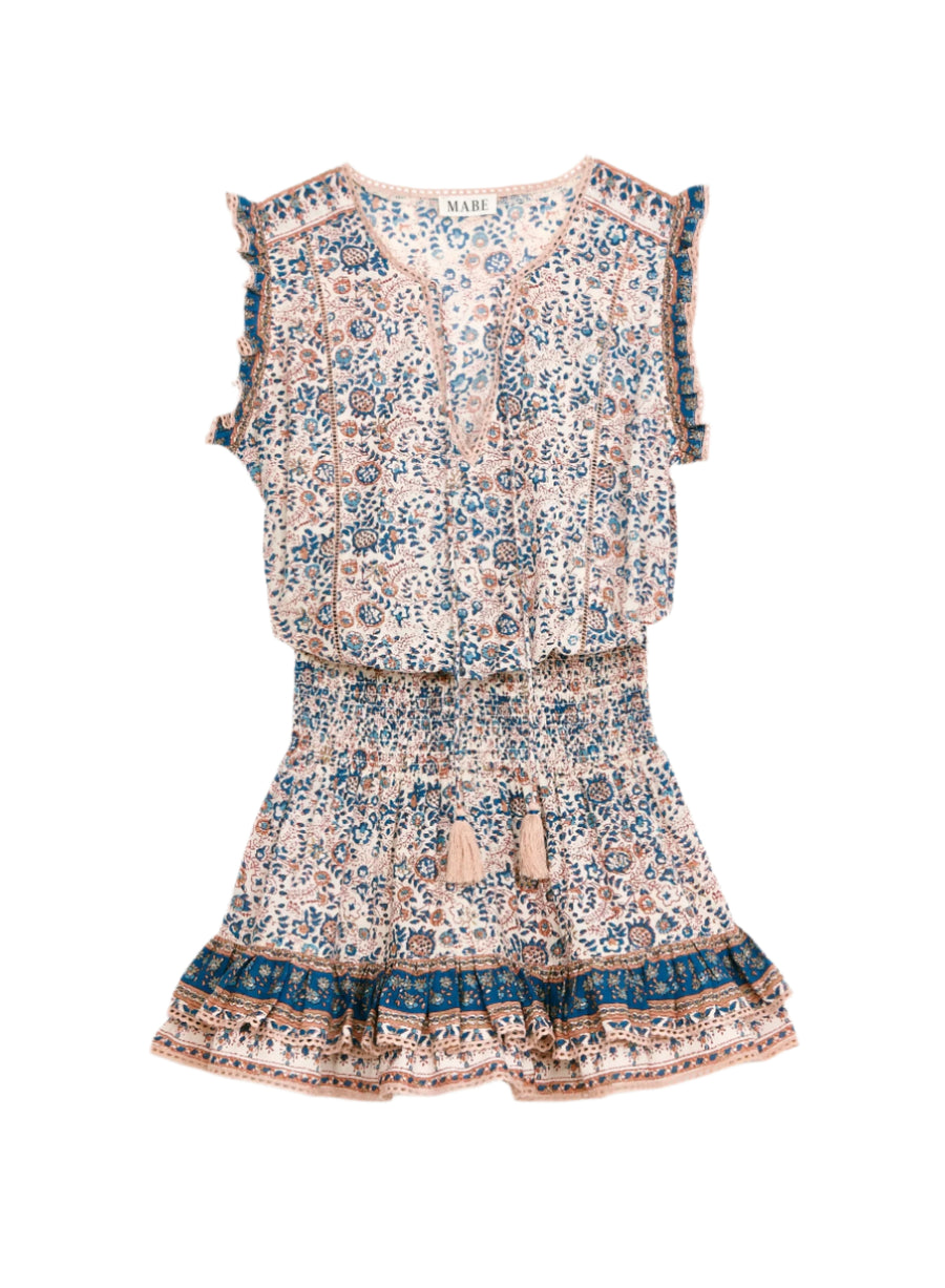 CASS PRINT SHORT DRESS