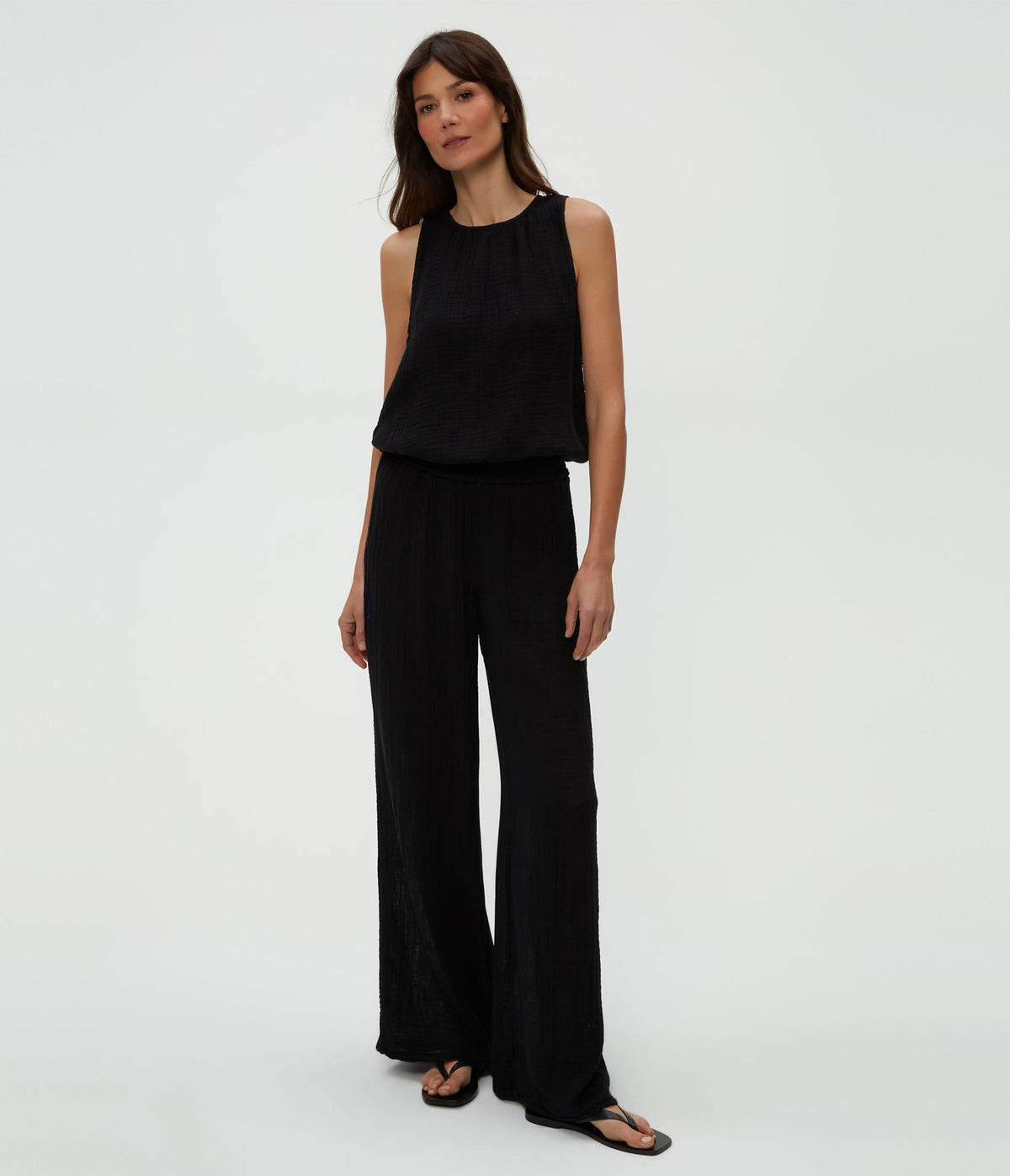 JANELLE TIE NECK TANK