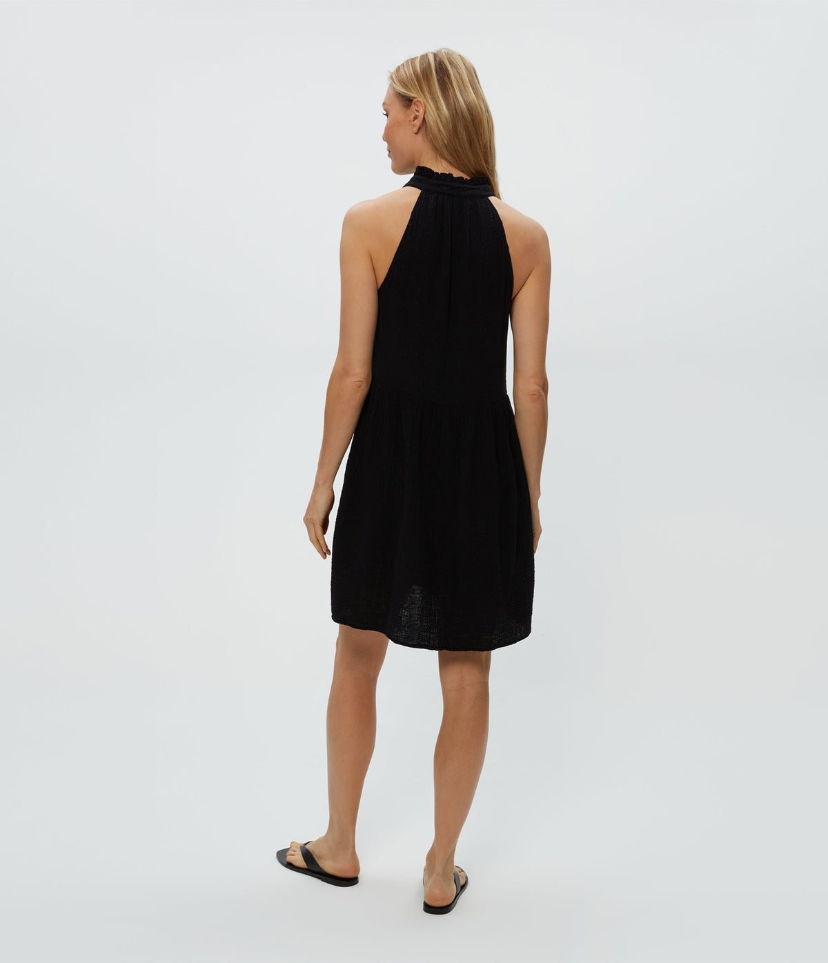 ALESSA SPLIT NECK DRESS