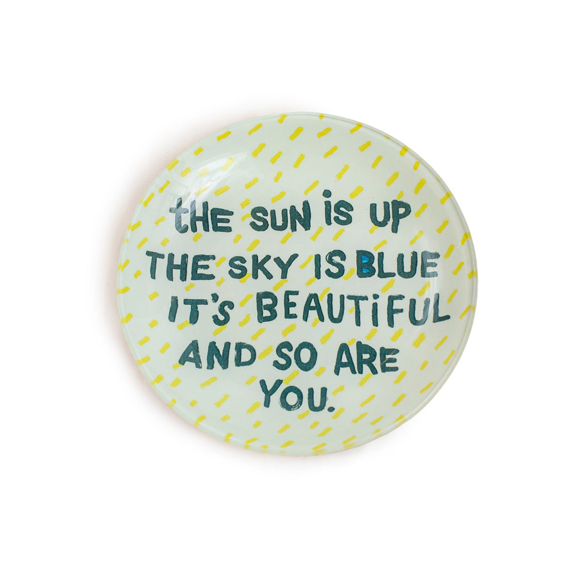6&quot; ROUND DECOUPAGE PLATE