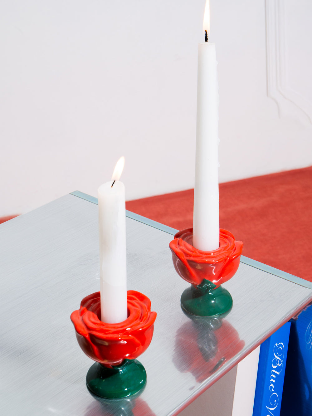 ROSE CANDLE HOLDER