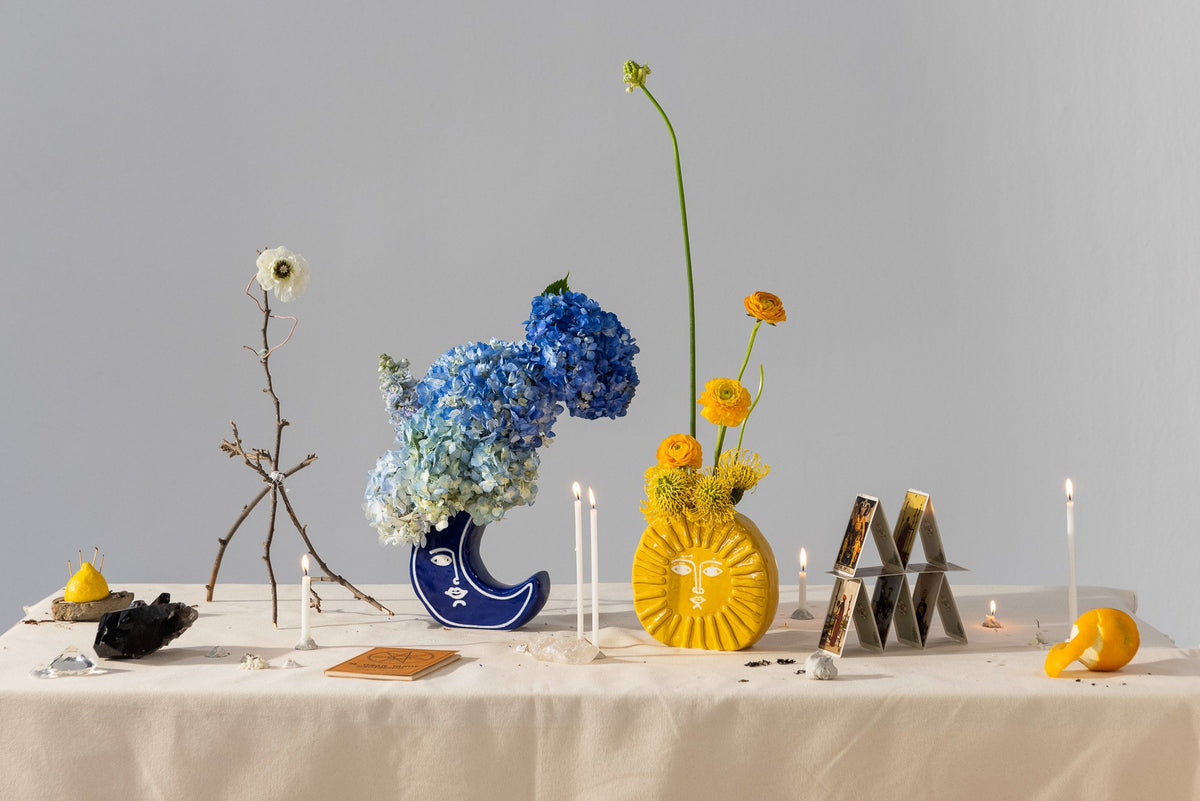 YELLOW SUN VASE