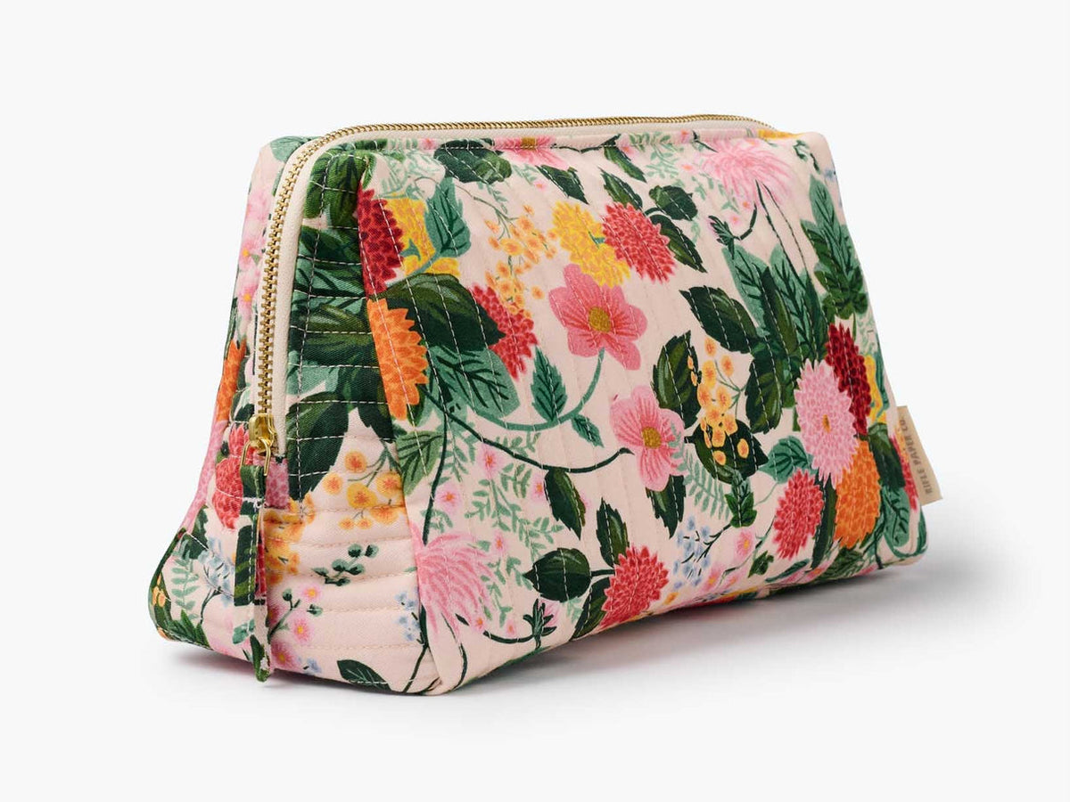 DAHLIA LRG COSMETIC POUCH