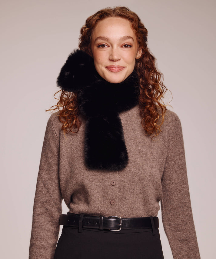 FAUX FUR PULL THROUGH