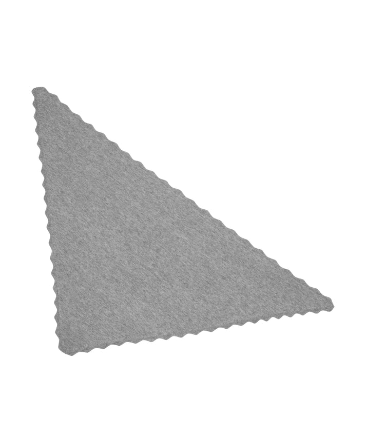 SCALLOP KNIT TRIANGLE