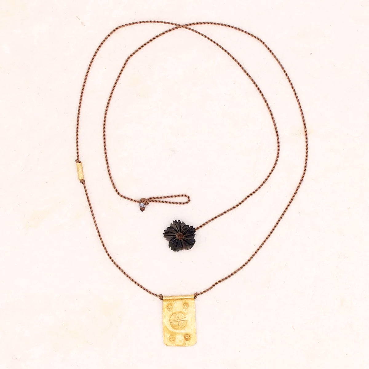RECTANGLE TALISMAN NECKLACE