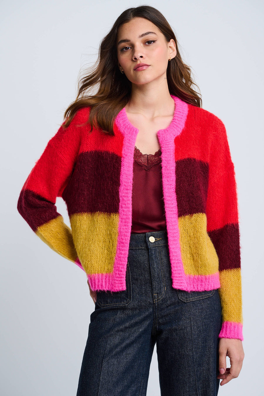 TUTTI COLORE OPEN CARDI