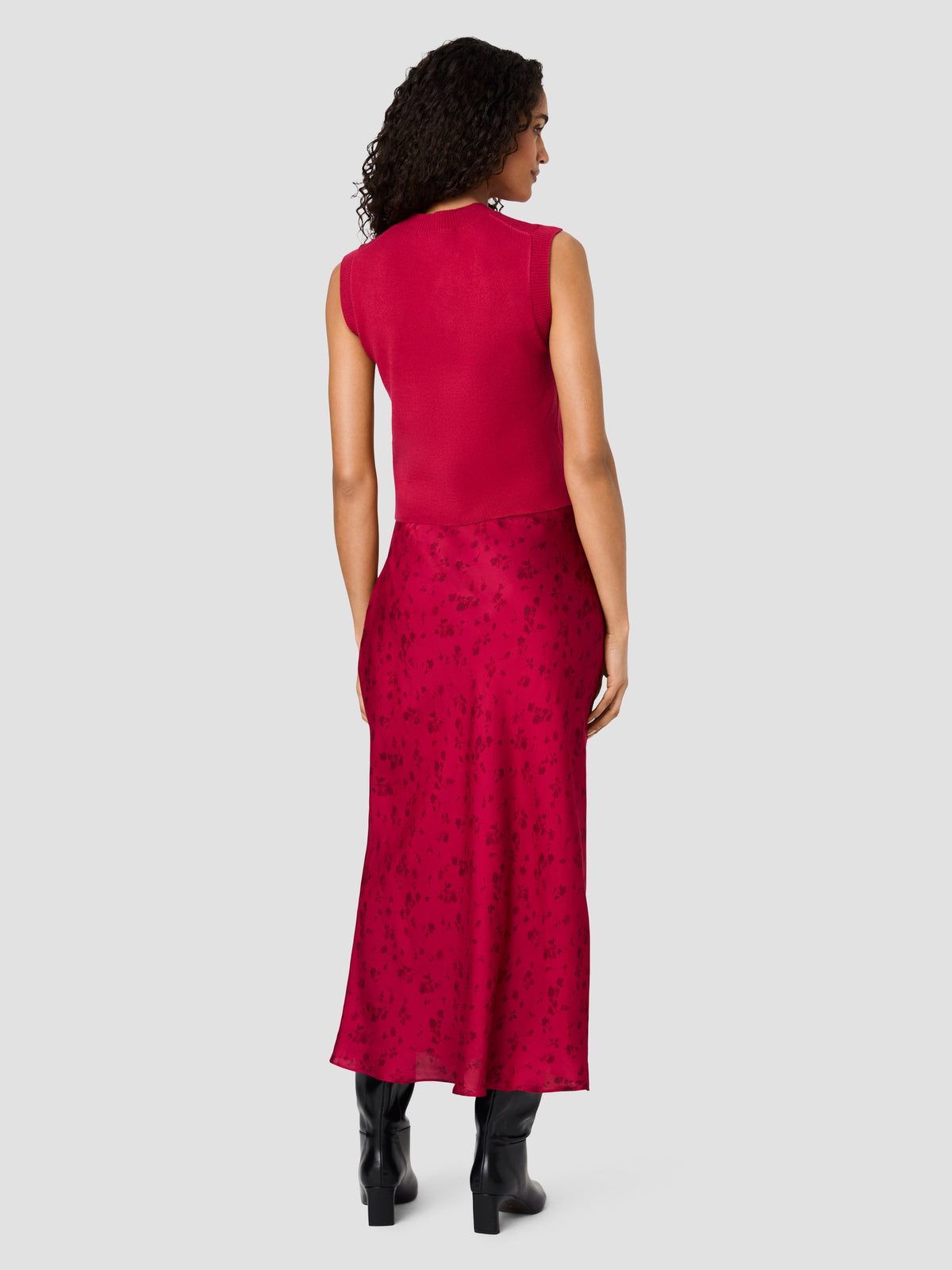 OONA SATIN MAXI SKIRT