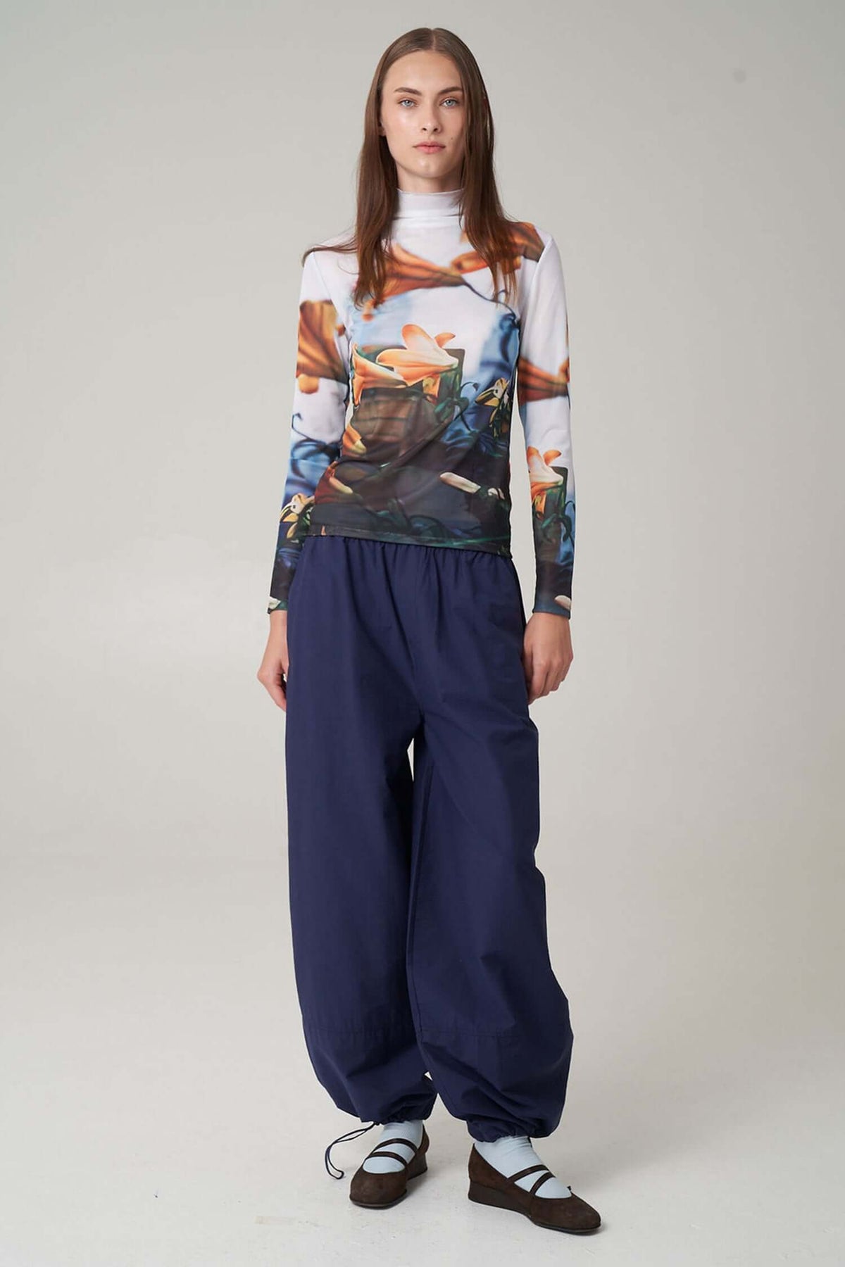 PAULIE MOCK NECK TOP