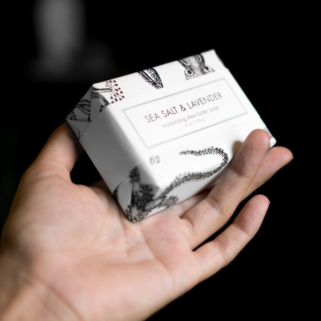 SEA SALT & LAVENDER SHEA BUTTER SOAP