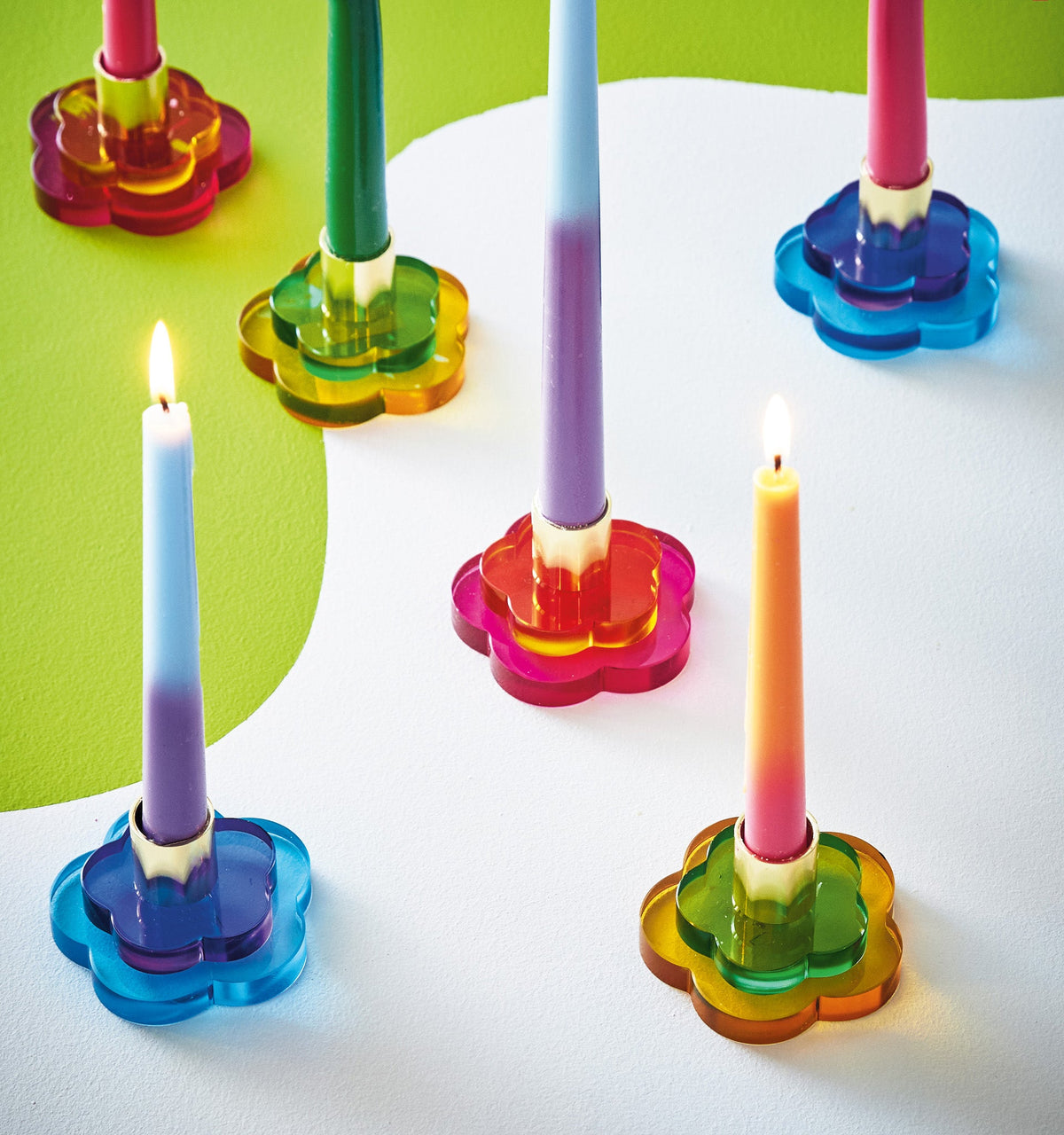 FLOWER POWER TAPER HOLDER
