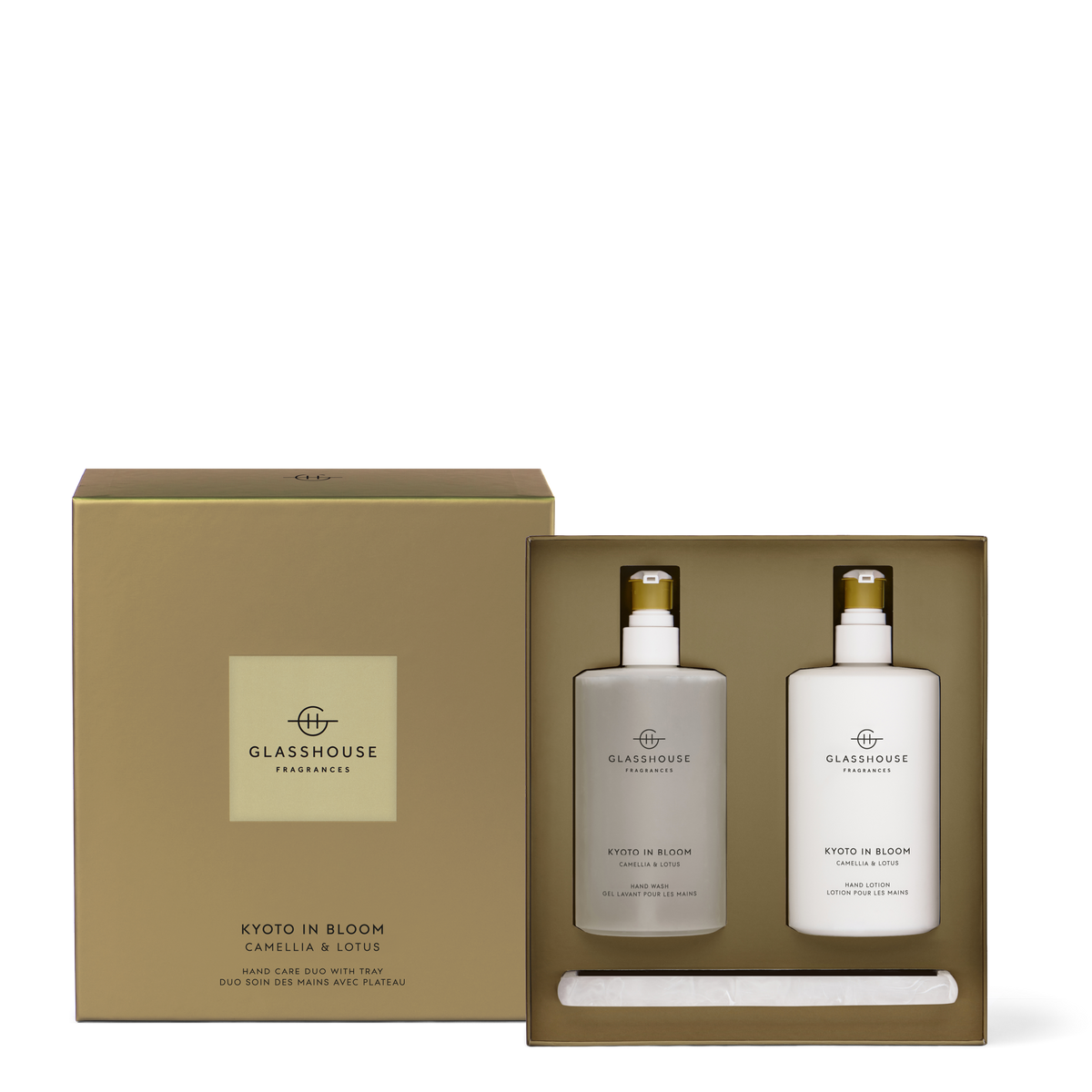 GLASSHOUSE HAND LOTION/WASH SET - KYOTO IN BLOOM