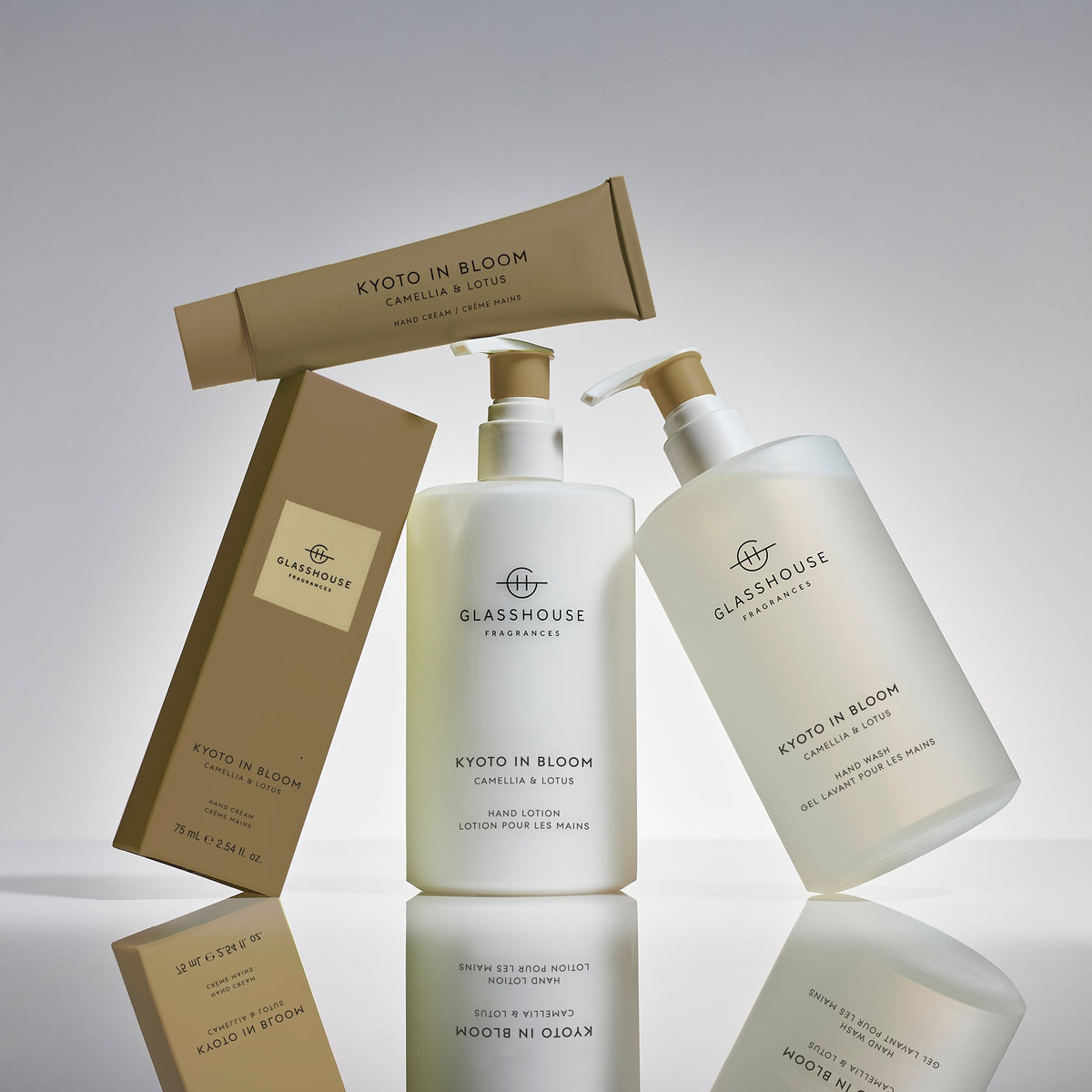 GLASSHOUSE HAND LOTION/WASH SET - KYOTO IN BLOOM