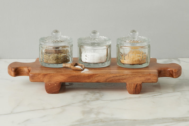BISTRO GLASS SALT CELLAR