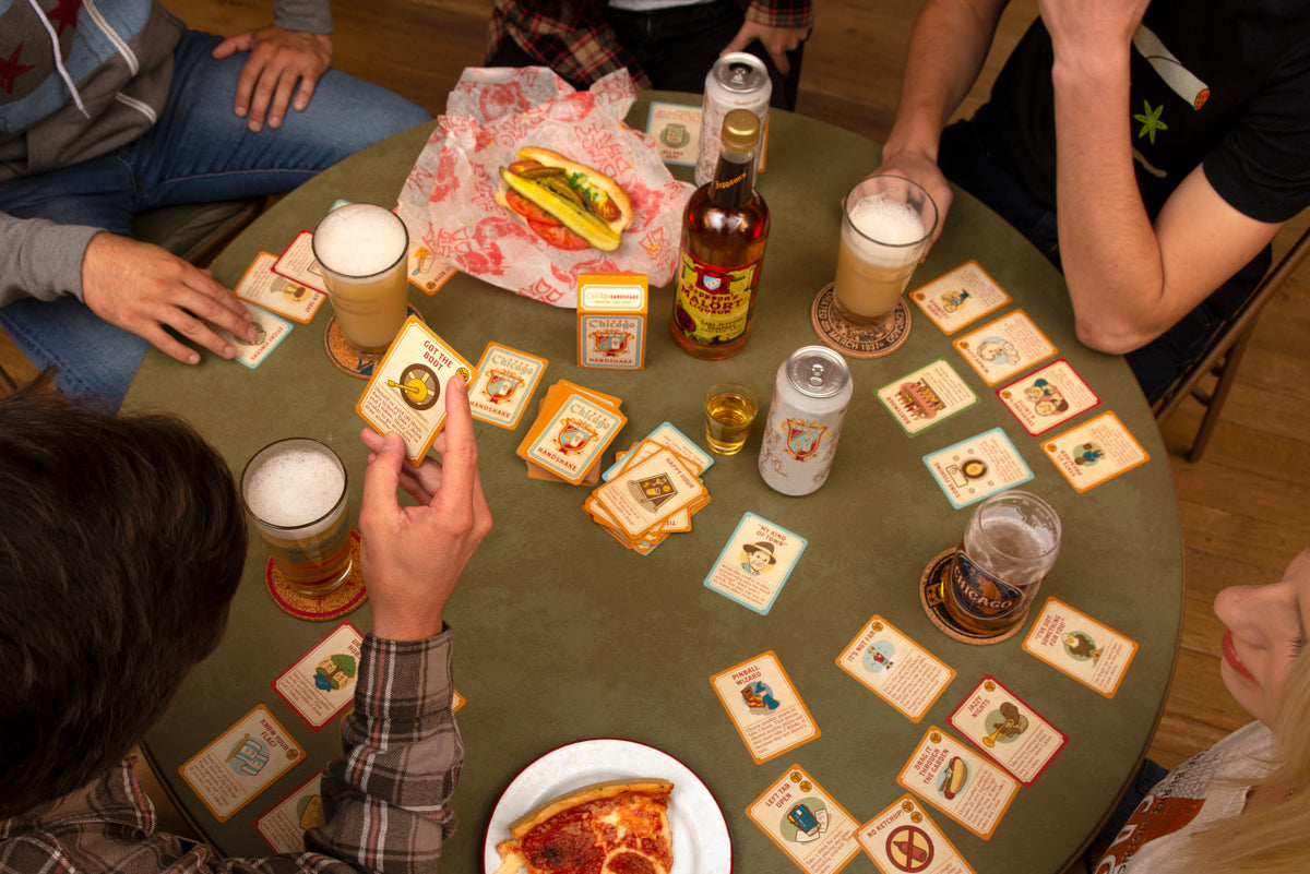 CHICAGO HANDSHAKE DRINKING GAME