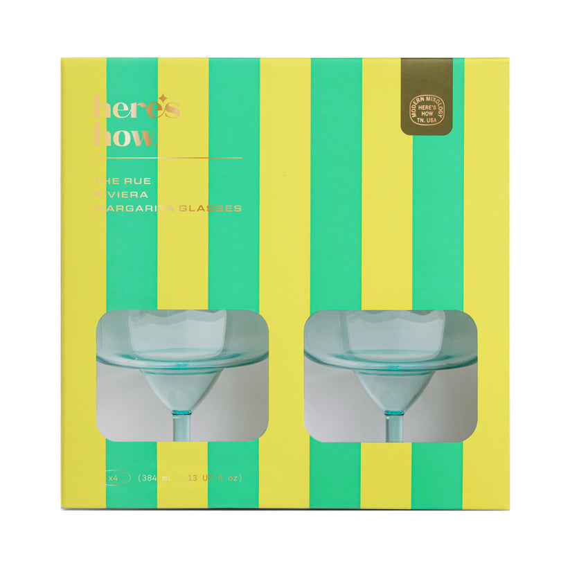 RUE MARGARITA GLASS SET/4