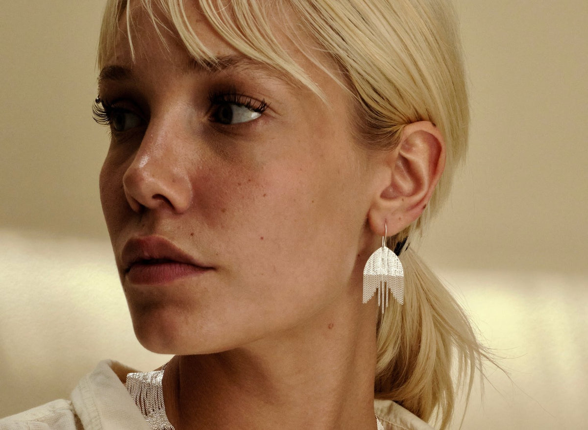 SNOWDROP EARRING SILVER