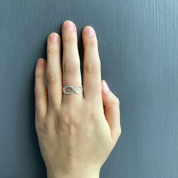 CIRCLES SILVER RING