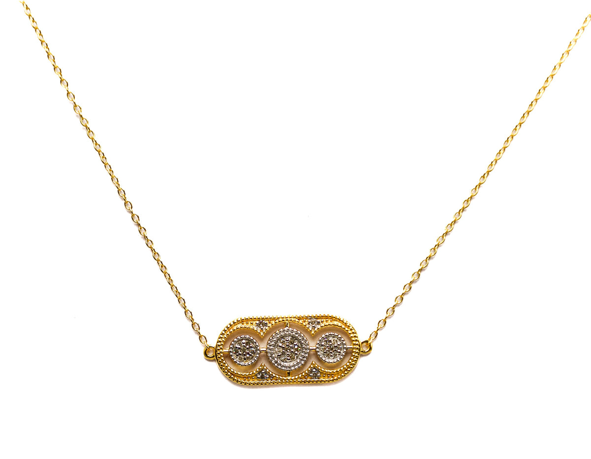 AVAIA NECKLACE W/DIAMONDS