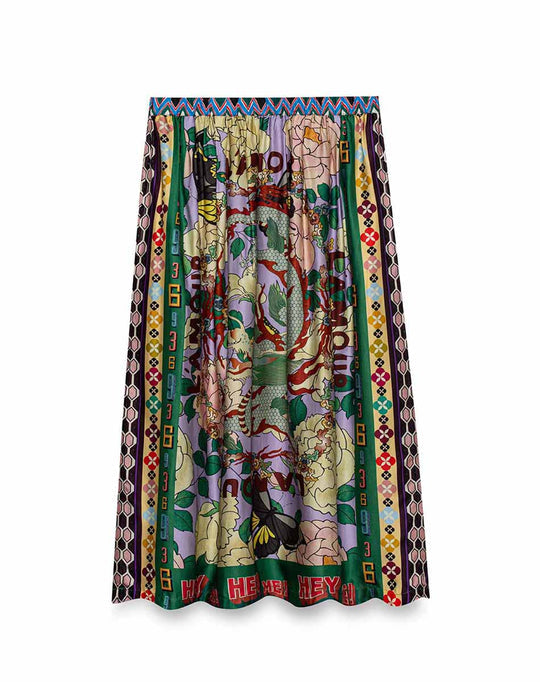 VANESSA PRINTED MIDI SKIRT