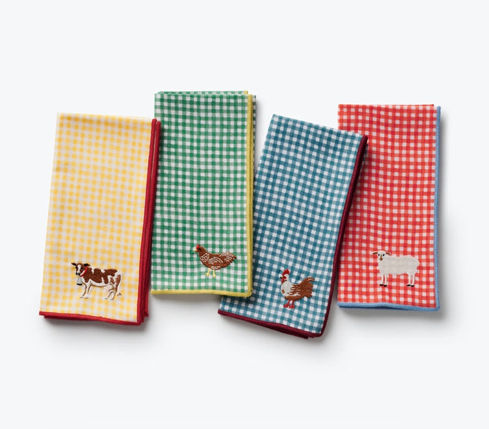HOME SWEET HOME EMBROIDERED NAPKINS