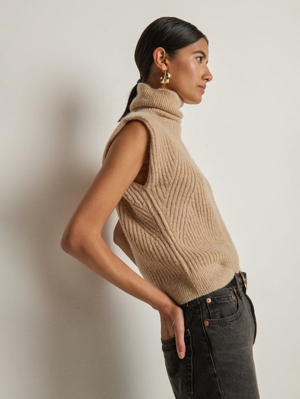 ISHA TURTLENECK TANK