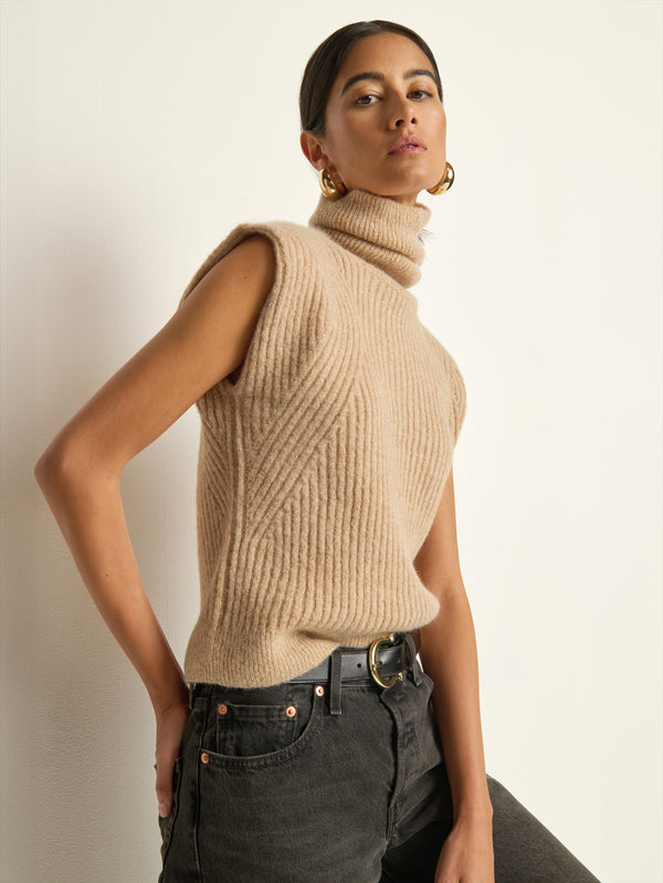 ISHA TURTLENECK TANK