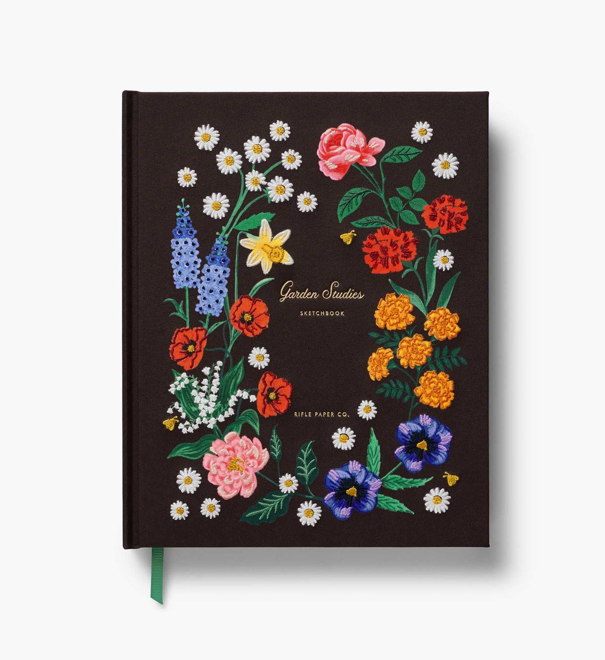 GARDEN STUDY EMBROIDERED SKETCH
