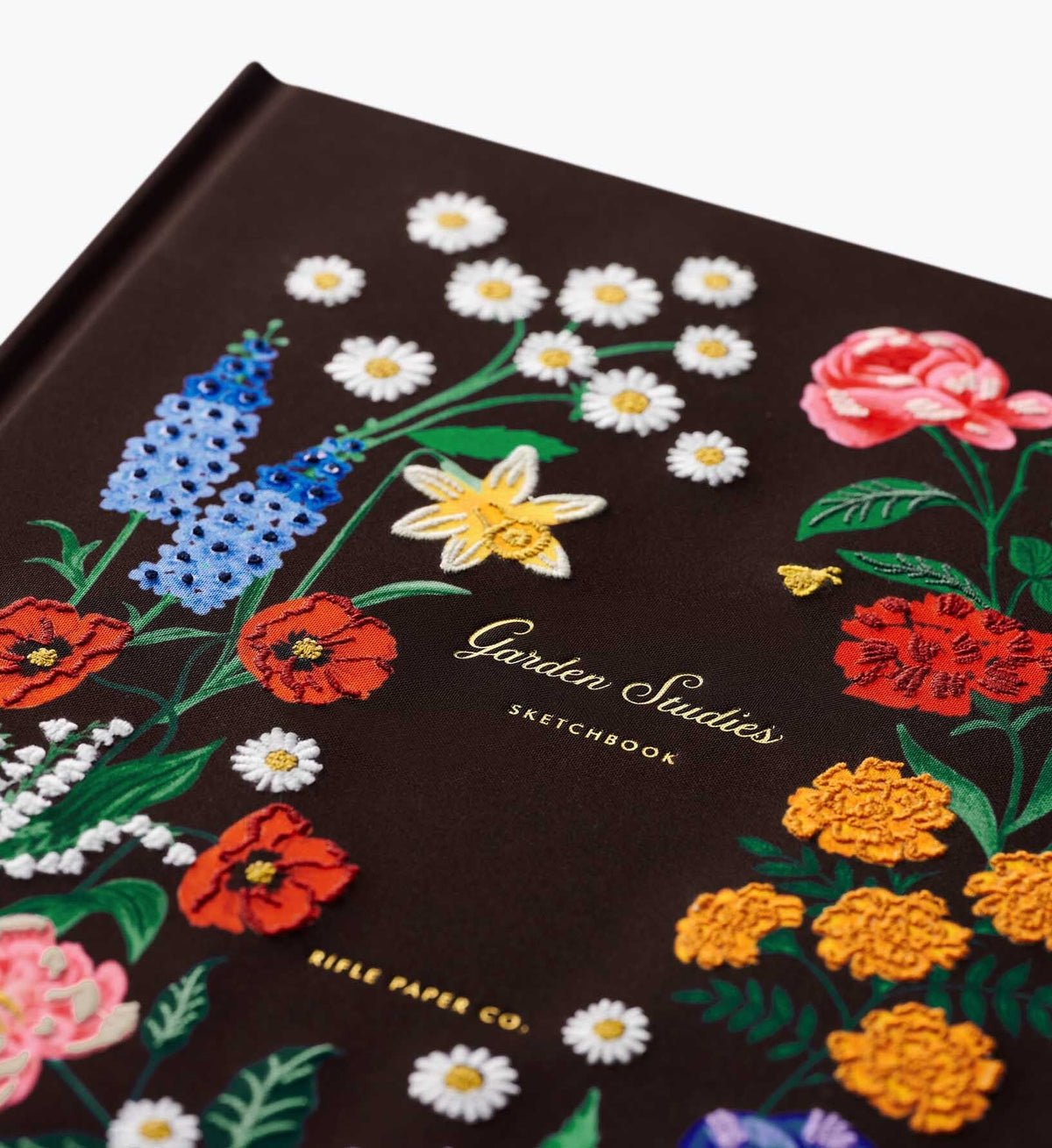 GARDEN STUDY EMBROIDERED SKETCH
