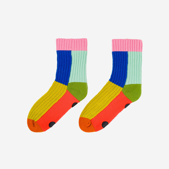 KALEIDOSCOPE KNIT HOUSE SOCKS
