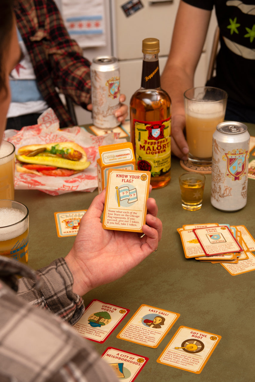 CHICAGO HANDSHAKE DRINKING GAME