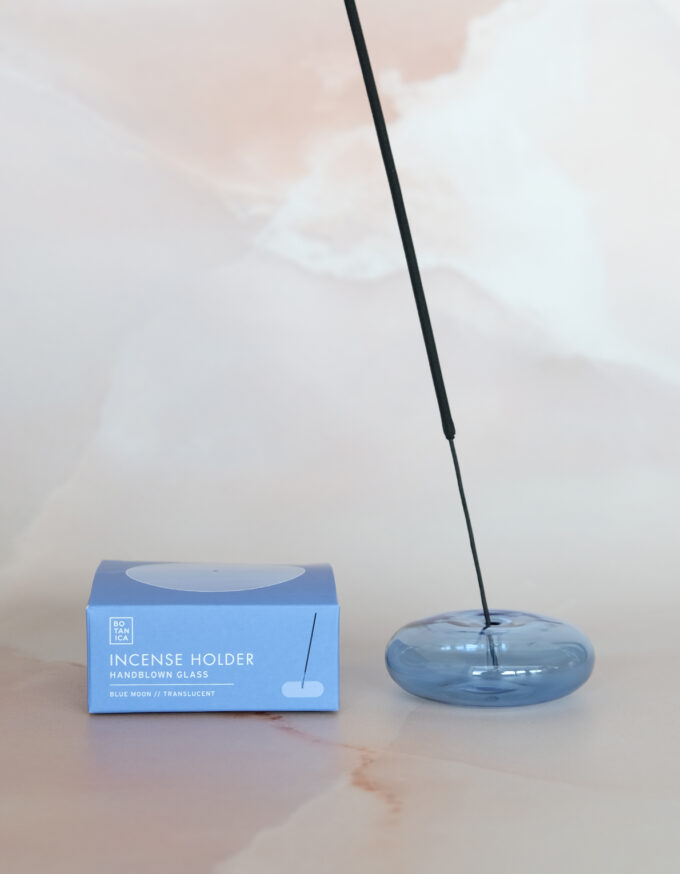 GLASS BUBBLE INCENSE HOLDER