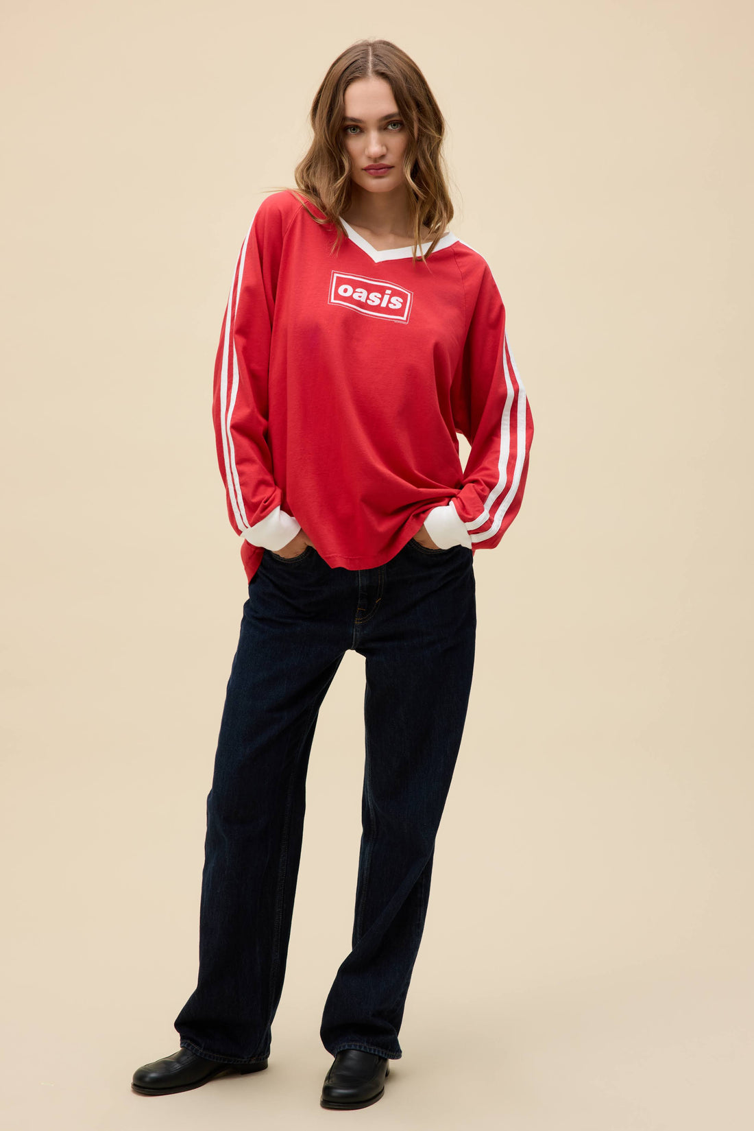 OASIS BOX LOGO LS TEE