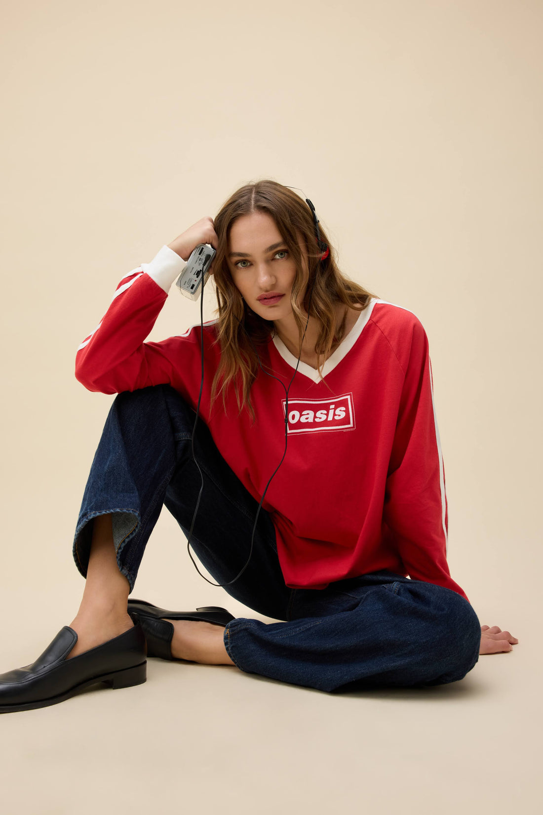 OASIS BOX LOGO LS TEE