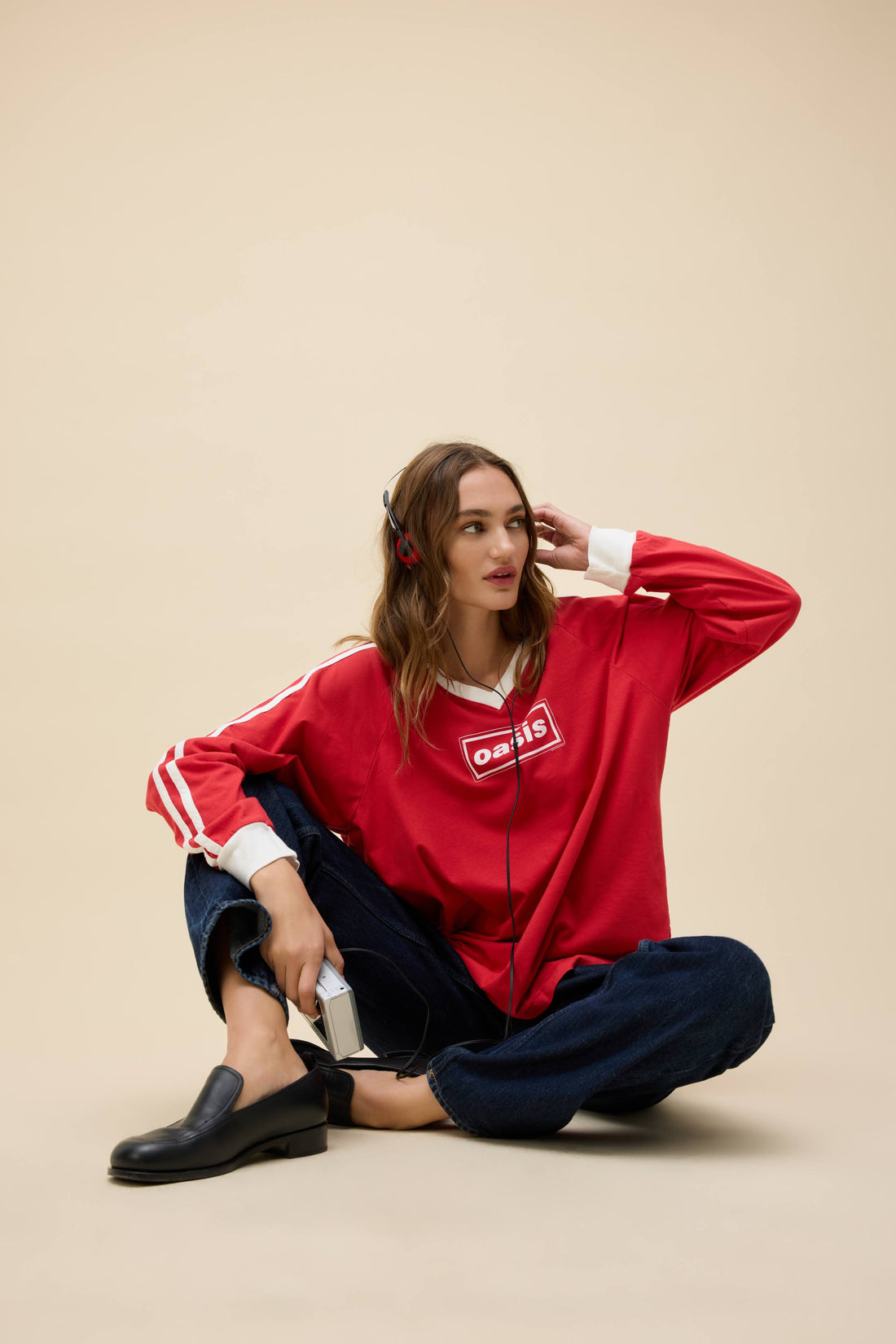 OASIS BOX LOGO LS TEE