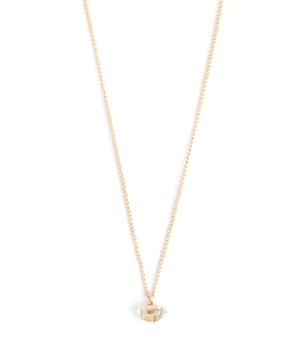 14K BABY HERKIMER NECKLACE