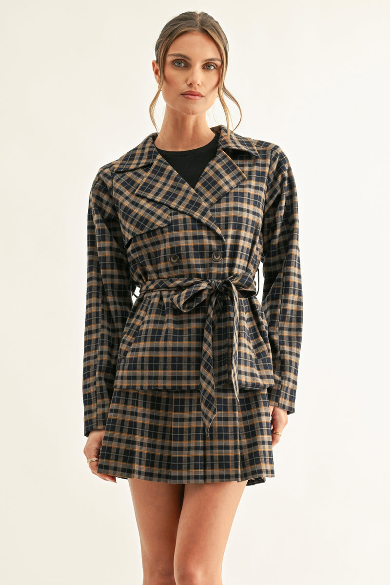 NORA HALF TRENCH JACKET