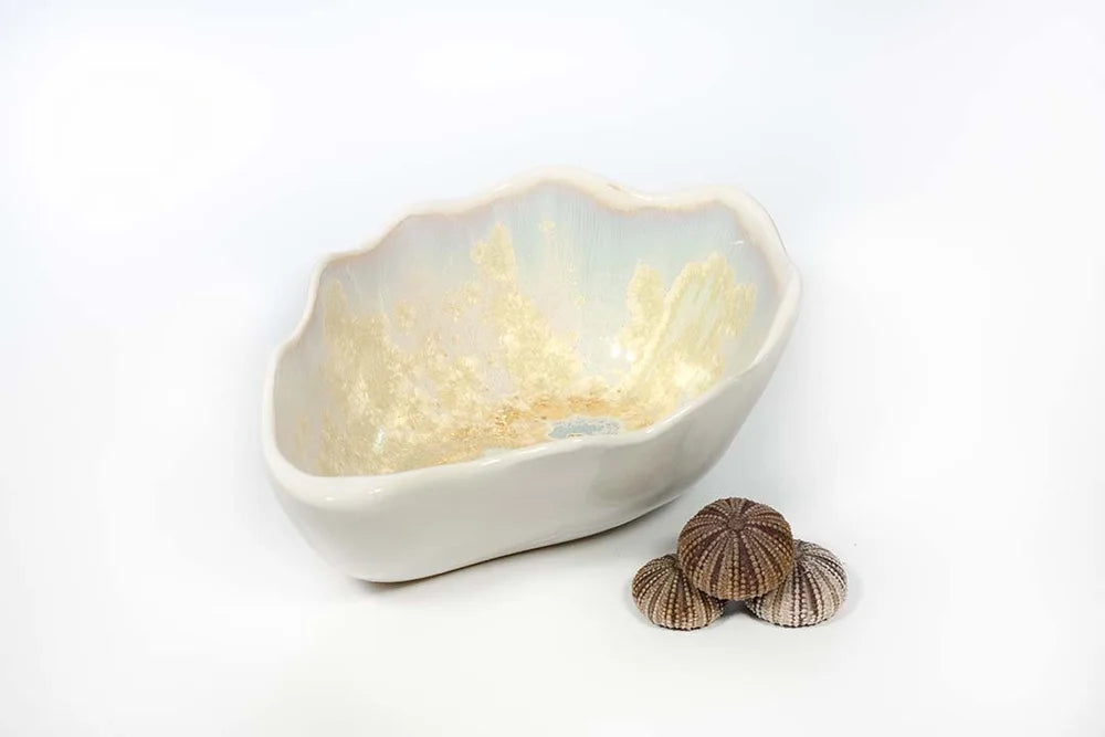 OYSTER SMALL NESTING BOWL PEARL